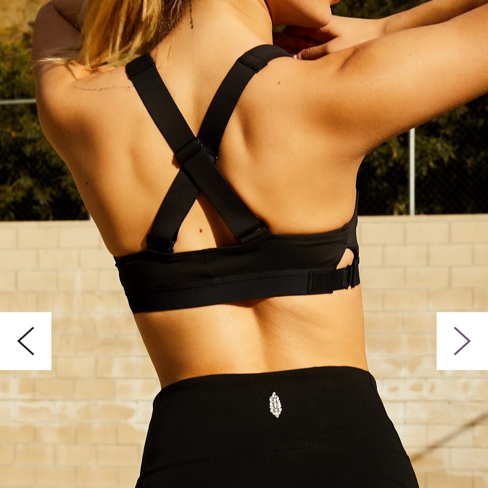 13. FREE PEOPLE | Make a Move Bra in Black - Picture 5 of 8